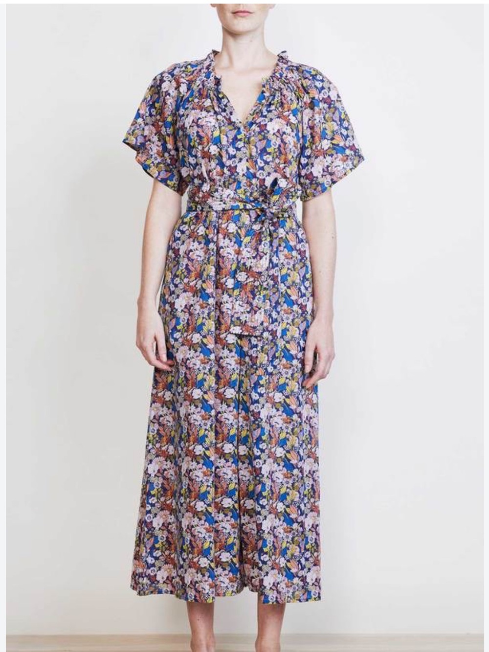 Apiece Apart “Pula” Floral Jumpsuit size M